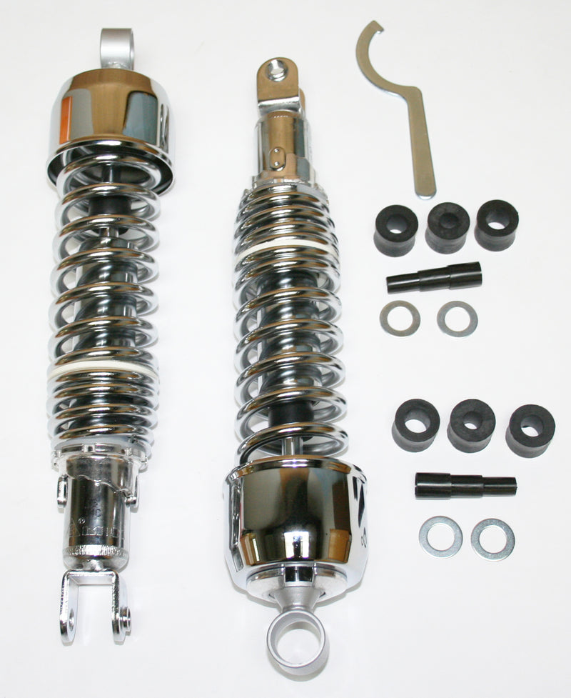 Custom Shock Absorber Set 335mm ~ All Chrome - Goldwingparts.com