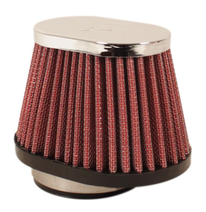 Chrome Oval Cap Air Filter 52mm - Goldwingparts.com